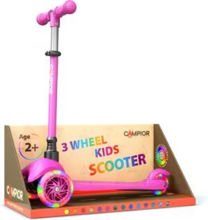 Pink Mini 3 Wheel Scooter for Kids ...