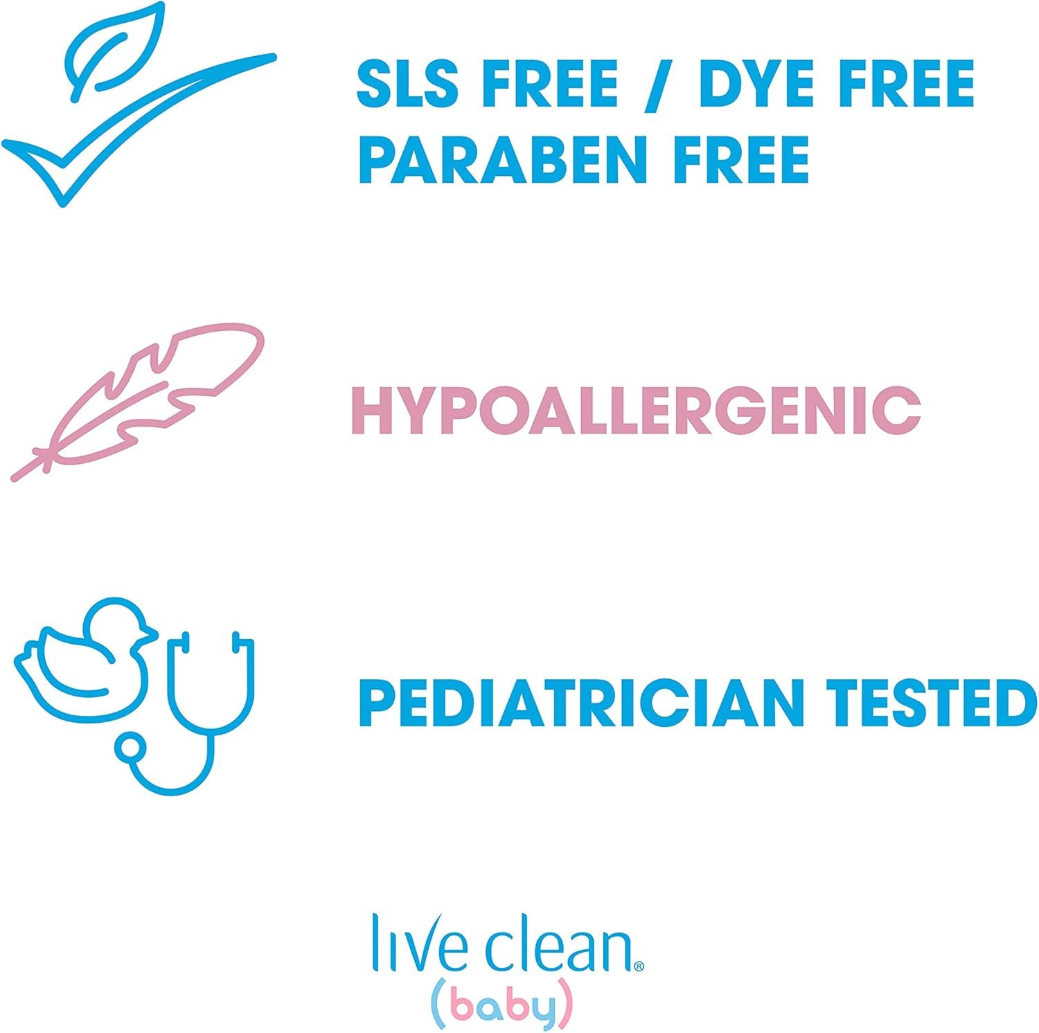 Live Clean Baby Gentle Moisture Baby Essentials Gift Set, 4 Count - Image 4