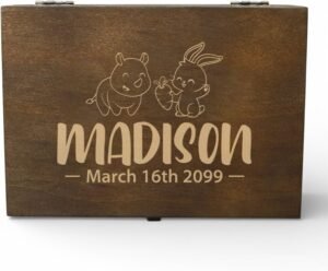 Personalized Baby Memory Box for Ke...