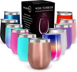 CHILLOUT LIFE 12 oz Stainless Steel...