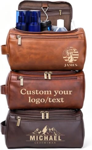 Personalized Toiletry Bag for Men &...