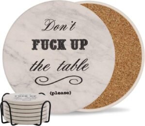 Coasters for Drinks | Absorbent Dri...