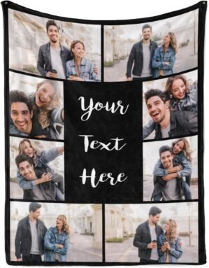 Custom Blanket with Photo Personali...