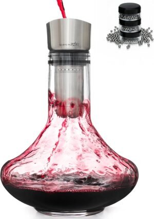 Gusto Nostro Crystal Wine Decanter ...