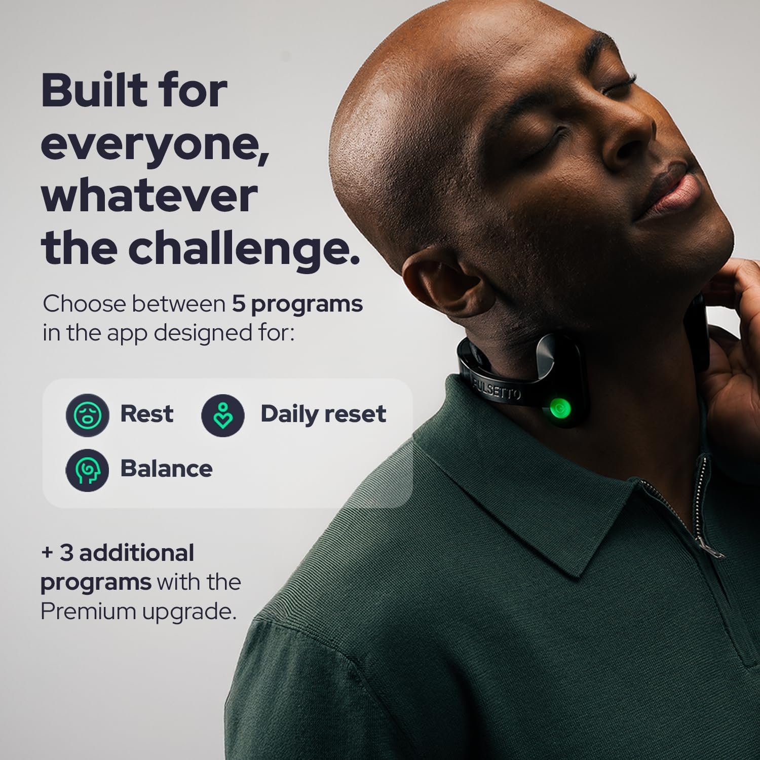 Pulsetto FIT (V2) Wellness Wearable with Vagus Nerve Support – Patented Neuro Technology for Relaxation, Stress Balance, Focus, and Restful Sleep - Image 7