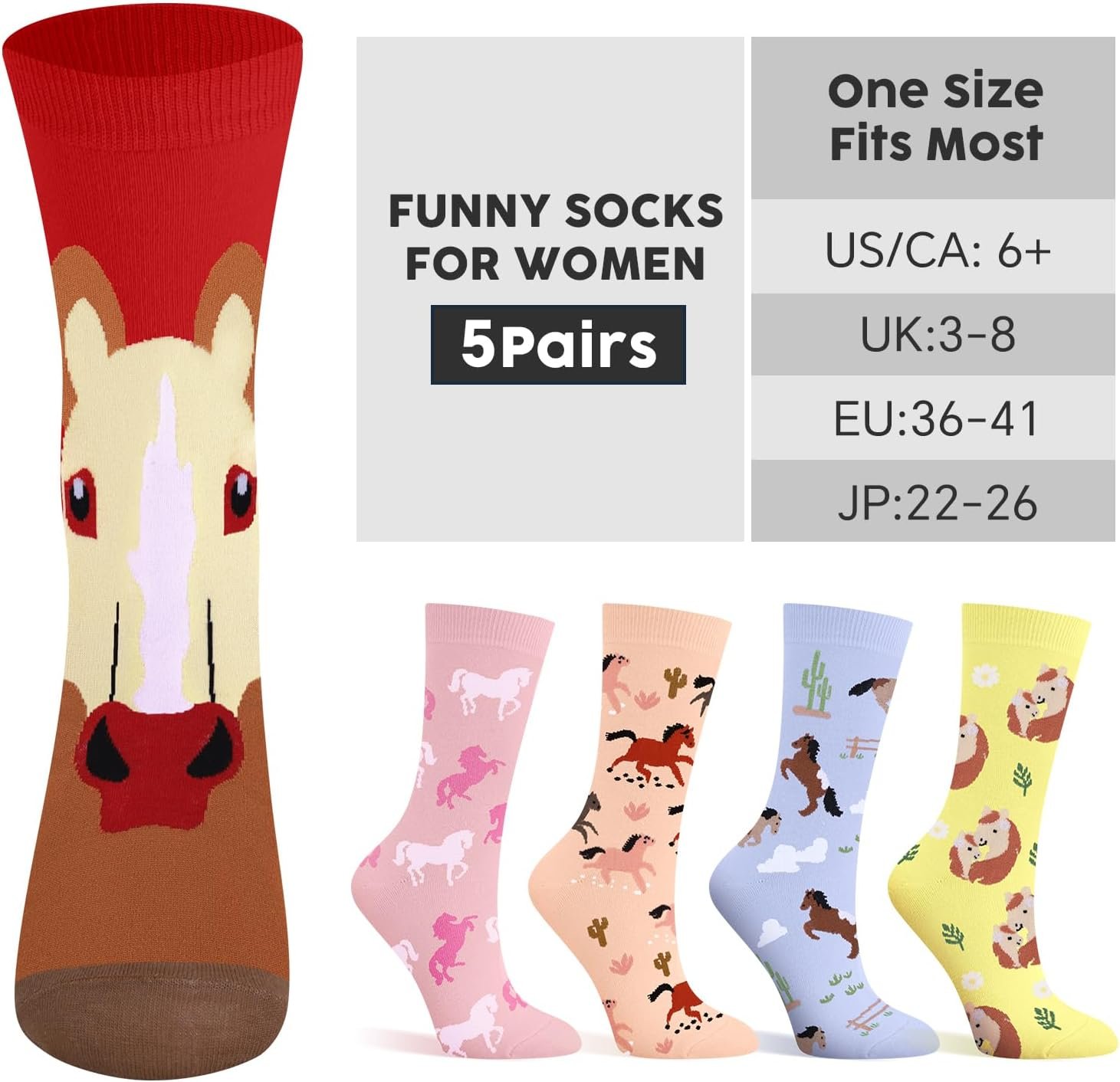 AGRIMONY Women's Cat Socks Cute Animal Socks Cat Mom Dog Mom Gifts for Women Teen Girls -Valentines Birthday Gifts for Wife - Image 2