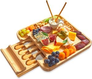 RoyalHouse Bamboo Cheese Board and ...
