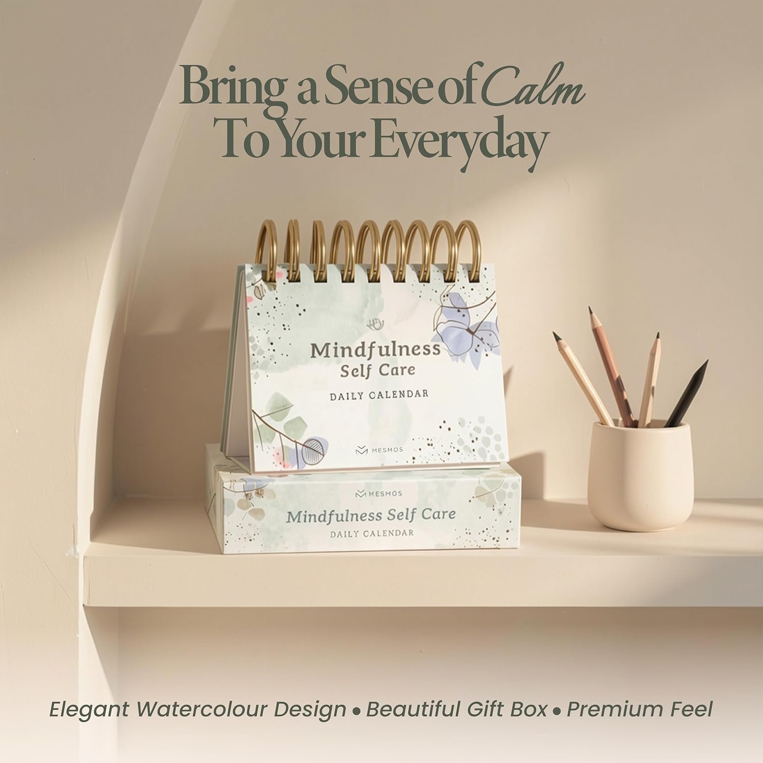 MESMOS 366 Daily Mindfulness Affirmation Quotes, Perpetual Desk Calendar, Inspirational Self Care Gifts for Women, Cute Office Desk Accessories, Desk Decor for Women, Office Decorations for Work - Image 8