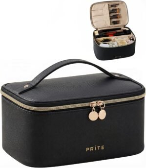 Prite Makeup Bag, Large Capacity Po...