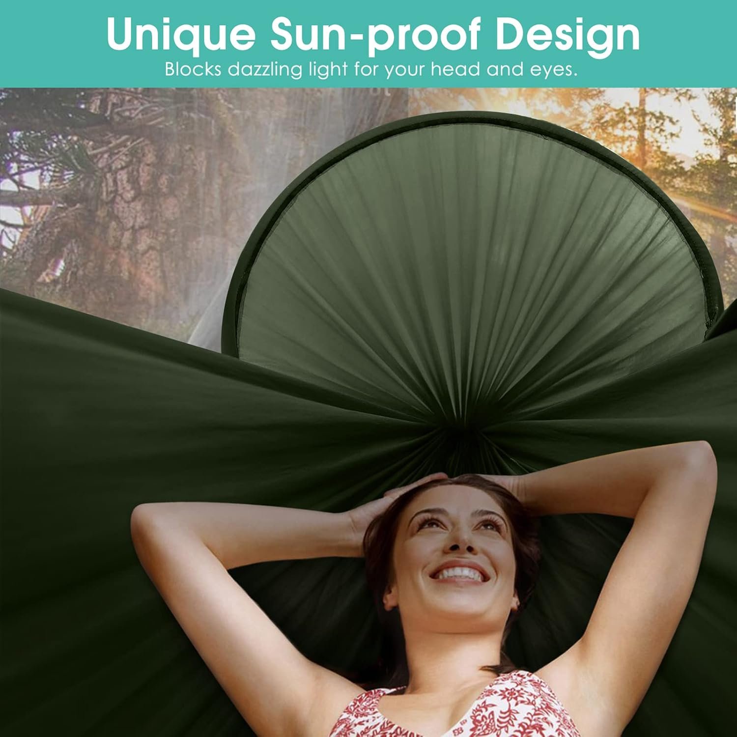 G4Free Large Camping Hammock with Mosquito Net and Rain Fly- 2 Person Portable Hammock with Bug Net and Tent Tarp for Outdoor Hiking Camping Backpacking Travel - Image 3