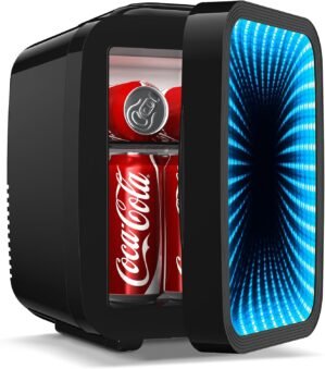 BEICHEN Mini Fridge, 4L/6 Can Small...