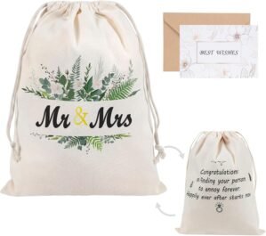Mr & Mrs Canvas Wedding Gift B...