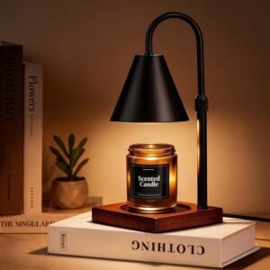 Modern Candle Warmer Lamp with Time...