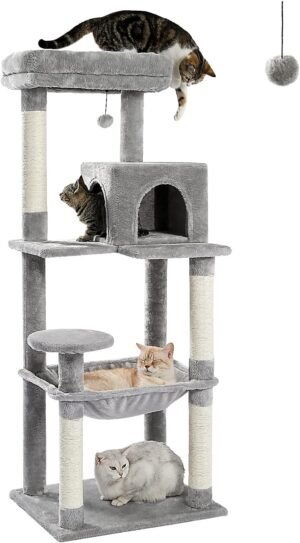 PEQULTI Cat Tree for Large Cats wit...