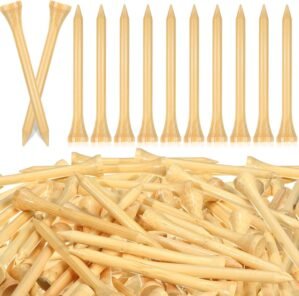 Mudder Golf Tees Bulk Wooden Bamboo...
