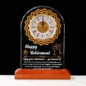 K9 Crystal Clock Retirement Gift fo...