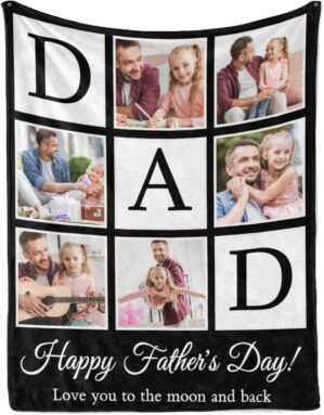 Fathers Day Blanket Custom Blanket ...