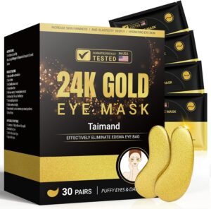 Under Eye Patches (30 Pairs), 24k G...