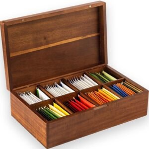 Acacia Wooden Tea Bag Organizers, T...