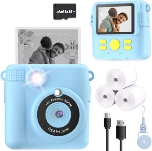 ESOXOFFORE Kids Camera Instant Prin...