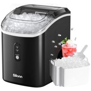 Nugget Ice Maker Countertop, Silonn...
