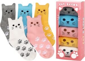 AGRIMONY Women’s Cat Socks Cu...