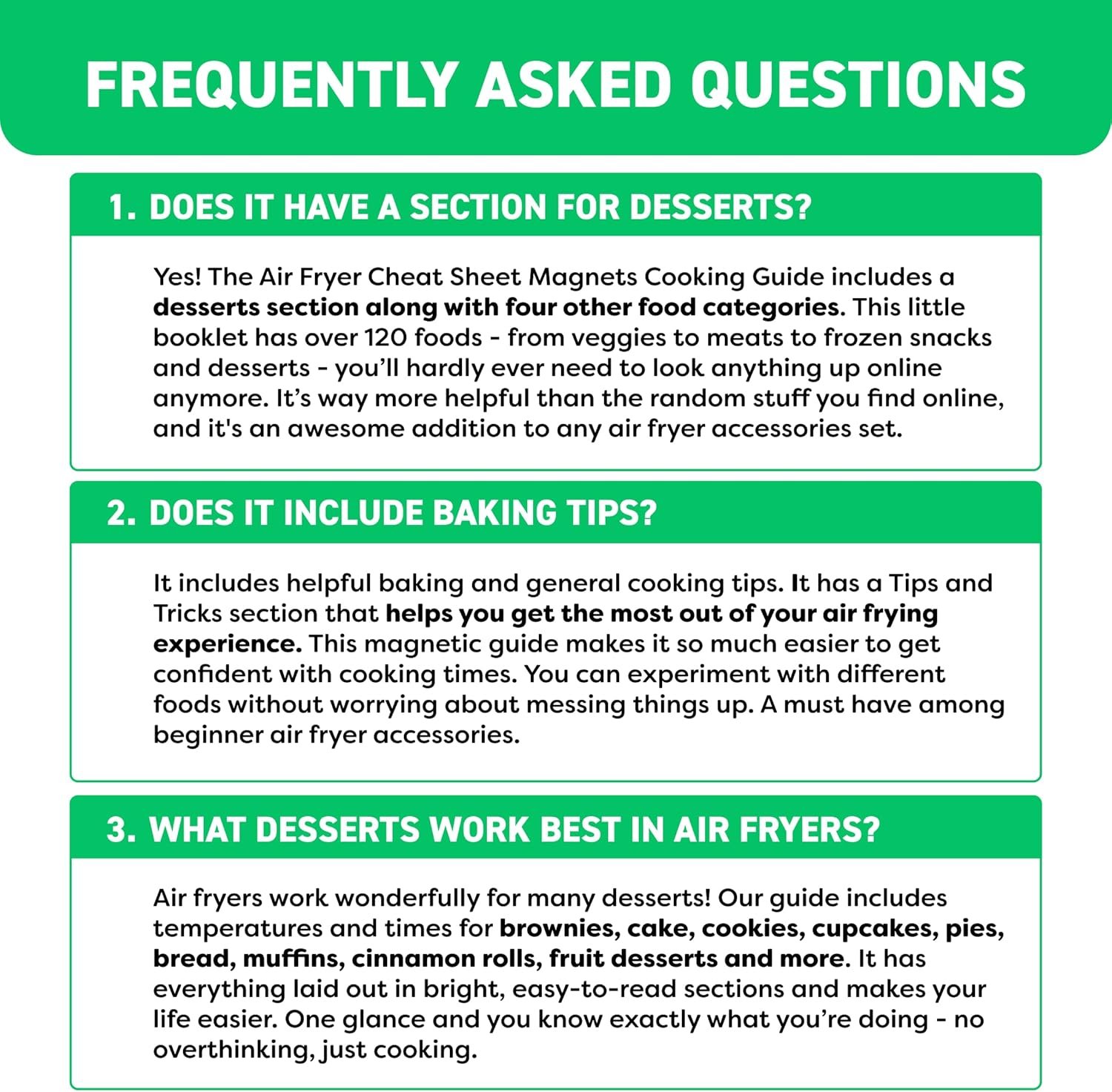 Air Fryer Cheat Sheet Magnets Cooking Guide Booklet - Air Fryer Cookbooks - Air Fryer Liners - Air Fryers Kitchen Gifts Gadgets 2026 - Air Fryer Accessories - Air Fryer Cooking Guide - Image 8