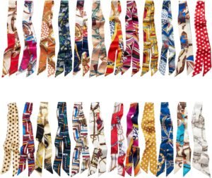 QIUTIMIY 24PCS Fashion Scarf Set fo...