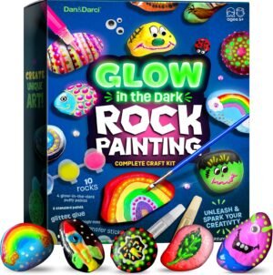 Kids Rock Painting Kit – Glow...