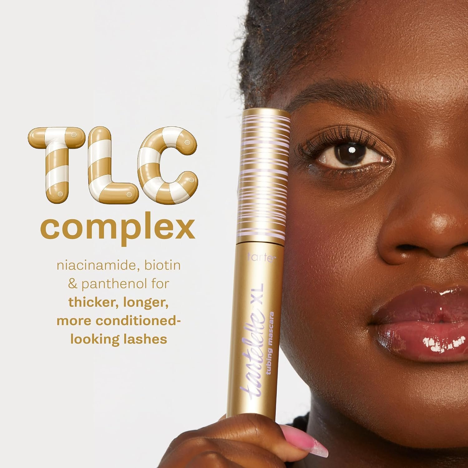 tarte tartelette XL tubing mascara – Lash Extensions in a Tube with Peptide, Extra-Bold Buildable Lifted Length & Volume, Smudge-Proof Longwear, Easy-to-Remove, Vegan & Cruelty-Free - Image 6