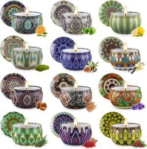 Scented Candles Gift Set, 12 Pack S...