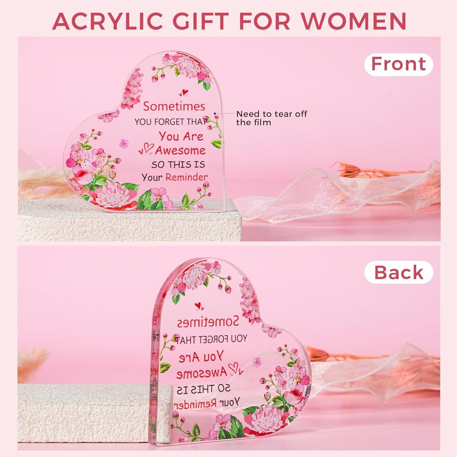 Birthday Gifts for Women,Unique Self Care Package Inspirational Get Well Soon Gift Baskets,Personalized Thank You Friendship Thinking of You Gifts Box for Her Mom Grandma Wife Best Friend Sister - Image 4