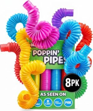 BUNMO Pop Tubes – Sensory Toy...