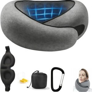oGoDeal Travel Neck Pillow for Airp...