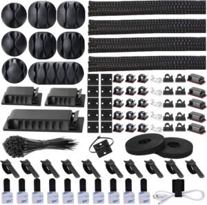 N NOROCME 192 PCS Cable Management ...