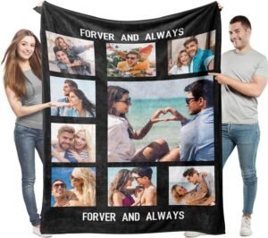 Couple Gift Ideas Custom Blankets w...