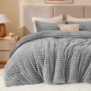 BEDELITE Fleece Queen Comforter Set...