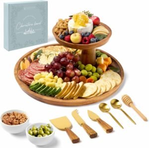 Charcuterie Board Set – Round...