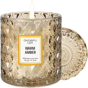 Amber Candles, Luxury Candle for Ho...