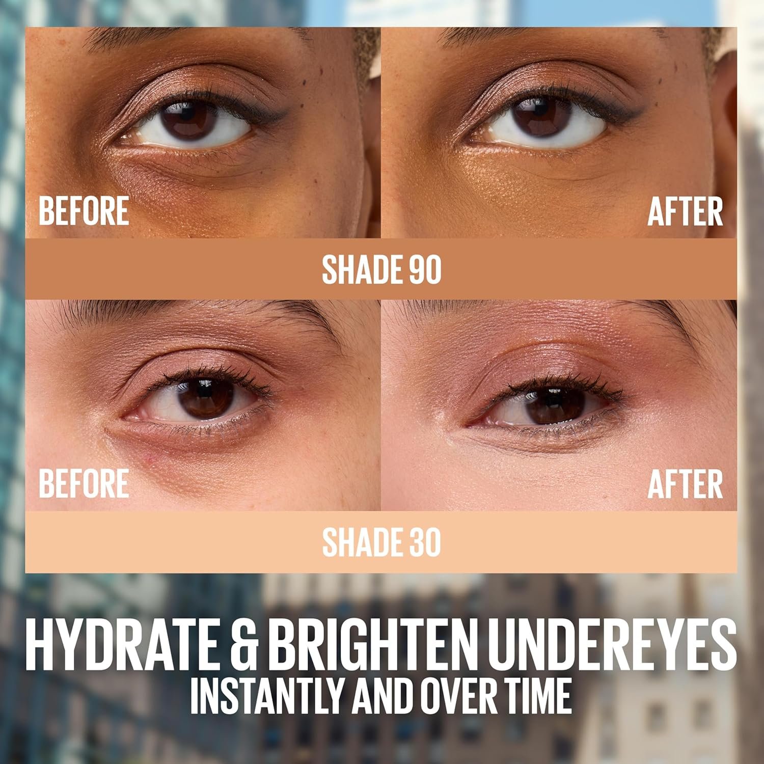 Maybelline Lifter Serum Concealer, Radiant Concealer with Full Coverage, Includes 2% Peptides + Caffeine to Hydrates & Brightens Under Eyes, 15, 1 Count - Image 6