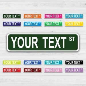 Custom Street Signs in Aluminum. Pe...
