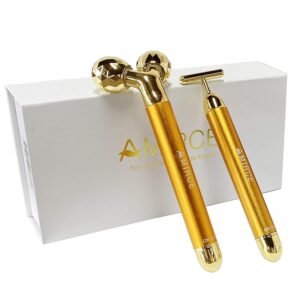 Face Massager Roller Golden 3D Roll...