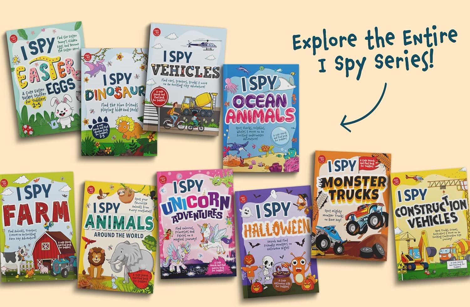 I Spy Dinosaurs: Find the Dino friends playing hide and seek! A cute search and find dinosaur book for toddlers 2-5 (I Spy Books for Toddlers) - Image 6