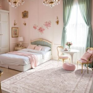 Pink 5×7 Rugs for Living Room,...