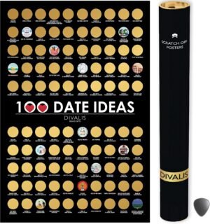 100 Dates Scratch off Bucket List P...