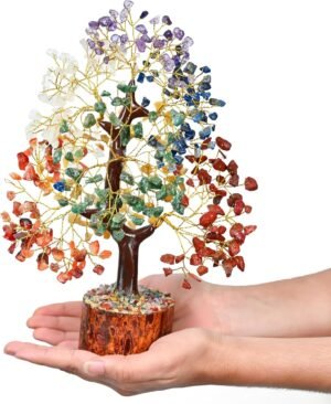 Crocon® 7 Chakra Crystals Tree, Bi...
