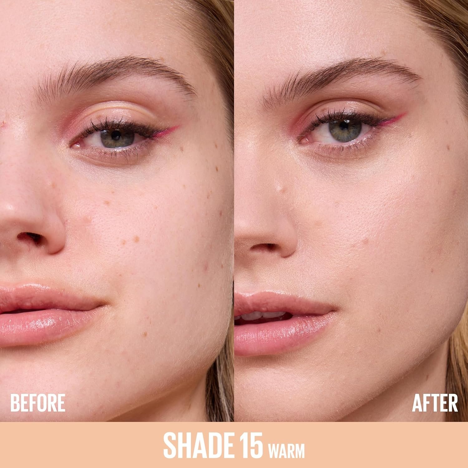 Maybelline Lifter Serum Concealer, Radiant Concealer with Full Coverage, Includes 2% Peptides + Caffeine to Hydrates & Brightens Under Eyes, 15, 1 Count - Image 2
