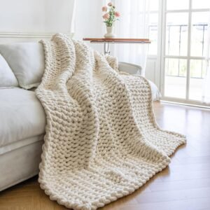 Chunky Knit Blanket – Luxury ...