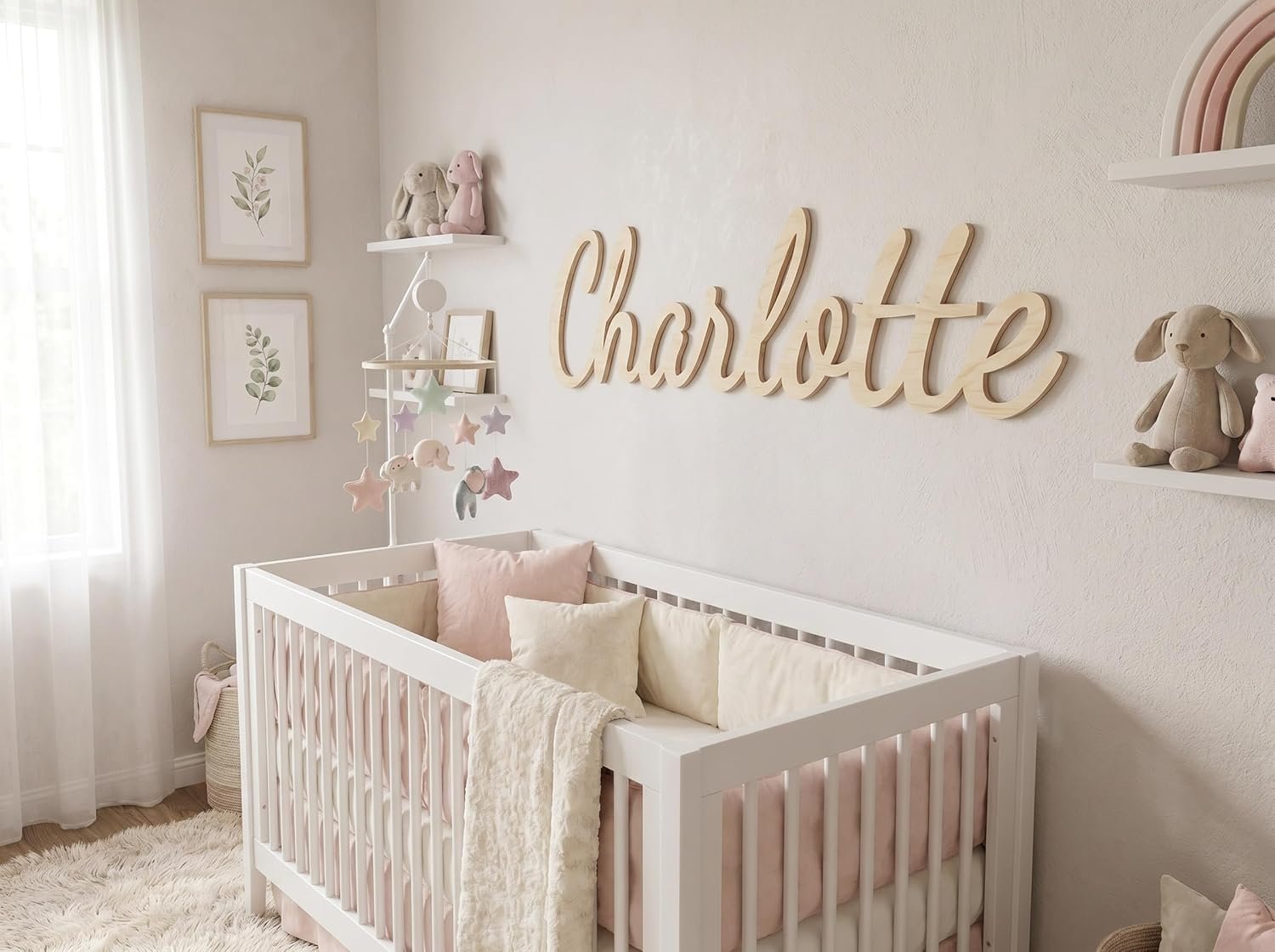Personalized Wood Sign, Laser Cut Birch Plywood, Select Favorite Font, Size and up to 3 Lines per Size, Live Preview - Image 4
