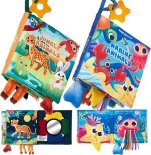 hahaland Baby Books 0-6 Months R...